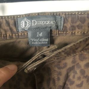 Democracy Leopard Pants